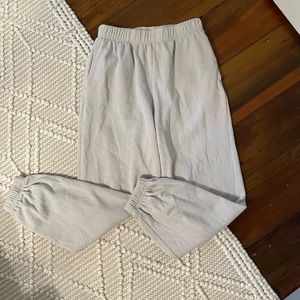 Garage tan joggers